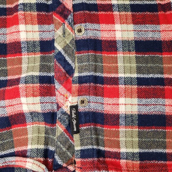 Field & Stream Women's 100% Cotton Plaid Flannel Button Up Shirt Size Small VTG - Picture 9 of 15